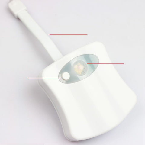 LIGHTBOWL 8-color Motion Sensor Induction Toilet Night Light