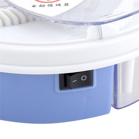 Electric Fly Trap Device with Trapping Food