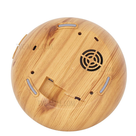350ML Ultrasonic Essential Oil Diffuser Wood Grain Cool Mist Humidifier with 7 Color LED Lights for Home Bedroom