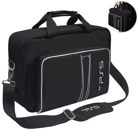 For Sony PlayStation 5 Portable Travel Storage Bag Game Console Accessories Handbag Crossbody Bag