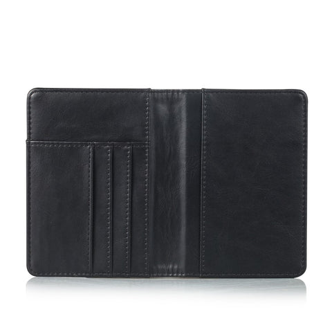 Multi-functional PU Leather Bi-fold Wallet Cover Case Passport Holder