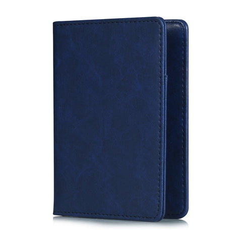 Multi-functional PU Leather Bi-fold Wallet Cover Case Passport Holder