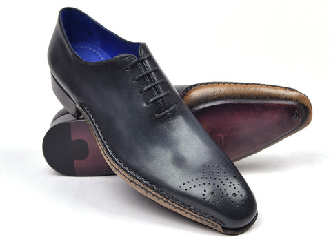 Paul Parkman Opanka Construction Oxfords Anthracite Gray (ID#86A5-ANT)