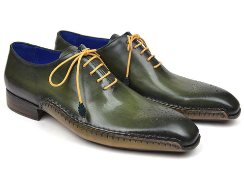 Paul Parkman Opanka Construction Oxfords Green (ID#86A5-GRN)