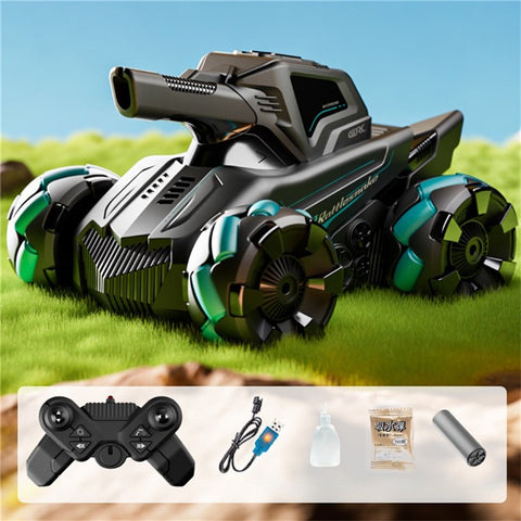 4DRC 4D-Y8 RC Tank Car 4WD Off-Road Water Bullet Shooter 2.4G Remote Control Single Battery