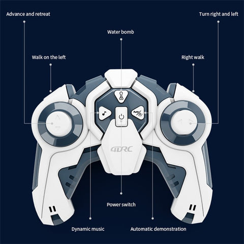 4DRC Y1 RC Tank with Sound Water Bomb Remote Control Stunt Car Toy, with 2 Battery