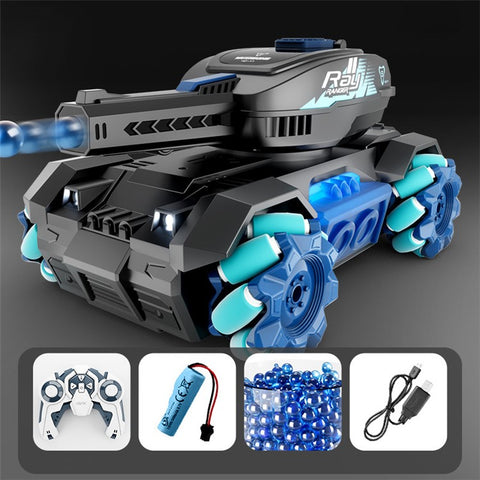 4DRC Y1 For Adult Kids RC Tank Water Bomb Remote Control Stunt Car Toy, with 1 Battery