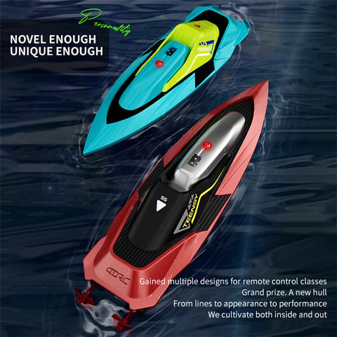 4DRC S5 Mini Dual Propeller Electric Remote Control Boat Kids Water Toy Stunt Boat