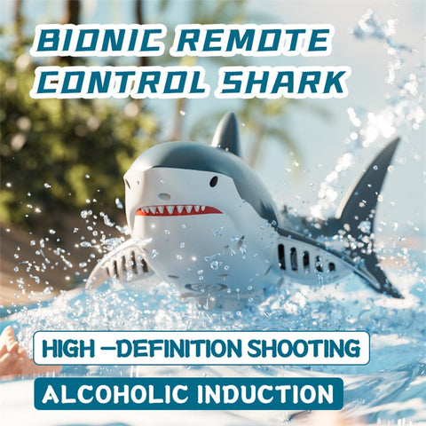 4DRC S6 Remote Control Bionic Shark Camera Lens Design Electric Spray Water RC Toy with 1 Battery