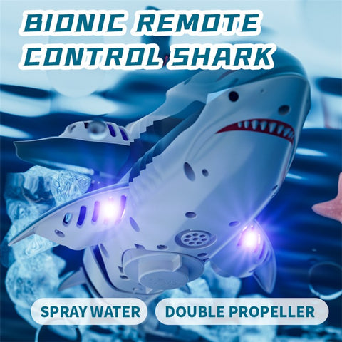 4DRC S6 Remote Control Bionic Shark Electric Spray Water RC Toy with 1 Battery (No Camera Lens)