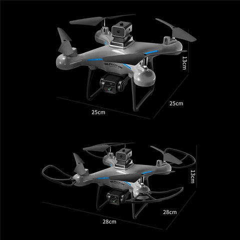 XKJ KY102 Optical Flow 4K Dual Cameras RC Drone Obstacle Avoidance 360 Degree Stunt RC Quadcopter, 1pc Battery