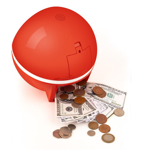 Smart Coin Bill Recognizing Piggy Bank for Kids Automatic Counting Money Box (USD Version)