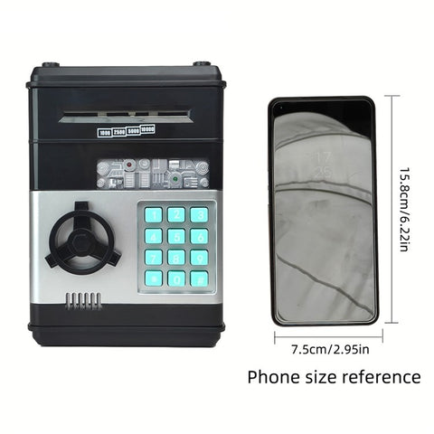 Children Black Piggy Bank Toy Portable Coin Money Box