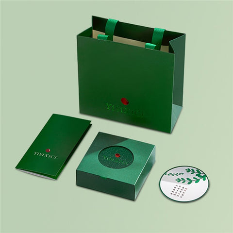 YISIXICI XL13140010 Women's Necklace Rose and Love Seed Enamel Neck Jewelry Birthday Gift