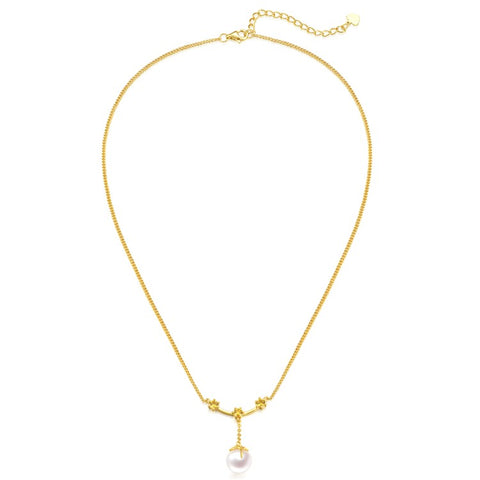 YISIXICI XL13140014 Pearl Pendant Necklace S925 Silver Neck Jewelry Women's Birthday Gift