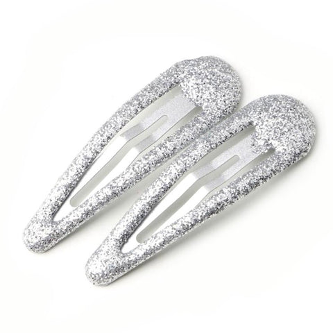 BBJ 100Pcs/Set Glitter Snap Hair Clips Non-slip Cute Hair Clip Metal Barrettes Kawaii Hair Accessories for Girls Toddlers