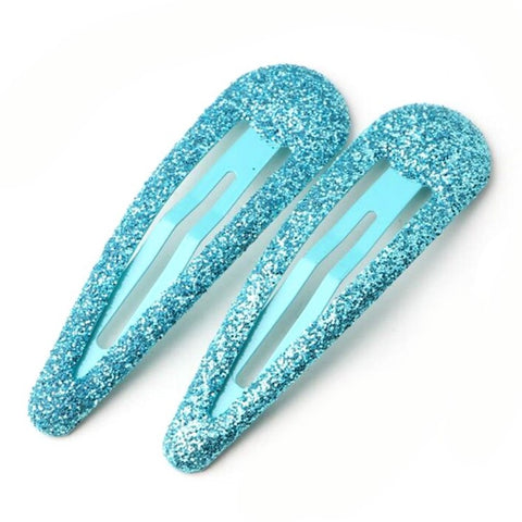BBJ 100Pcs/Set Glitter Snap Hair Clips Non-slip Cute Hair Clip Metal Barrettes Kawaii Hair Accessories for Girls Toddlers