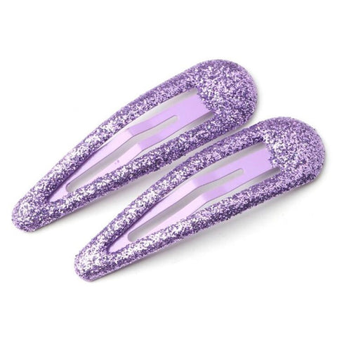 BBJ 100Pcs/Set Glitter Snap Hair Clips Non-slip Cute Hair Clip Metal Barrettes Kawaii Hair Accessories for Girls Toddlers