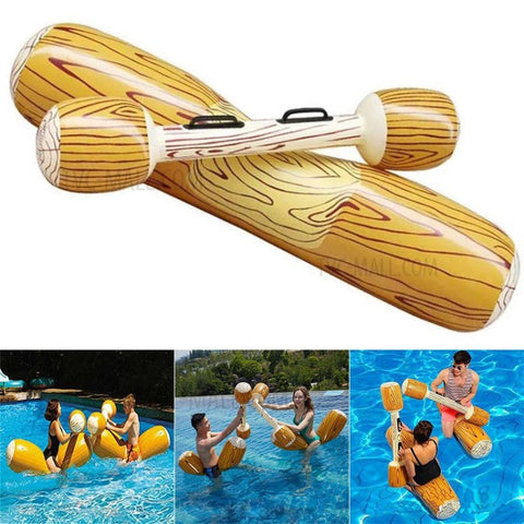 Pool Float Game Inflatable Pool Toy Swimming Party Gladiator Raft