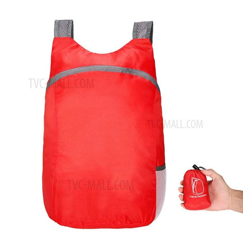 Ultra Light Waterproof Travel Portable Bag Foldable Unisex-Rose Outdoor Camping Backpack