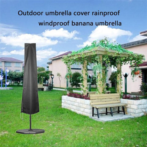 Outdoor Waterproof Oxford Cloth Straight Umbrella Cover Garden Cantilever Parasol Sunshade Cover
