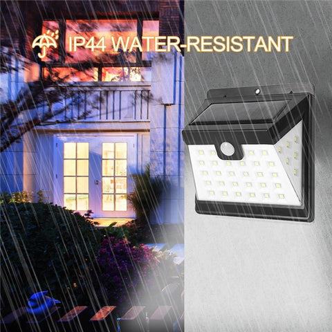 40-LED Garden Lamp Human Induction Light Outdoor Solar Motion Sensor Wall Light, 800mAh
