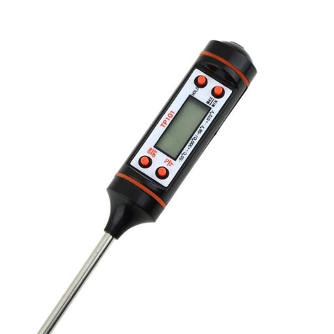 TP101 Digital Food Thermometer Long Probe Electronic Digital Thermometer BBQ Temperature Measuring Tool