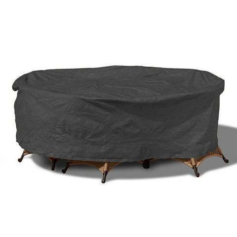 Dustproof Waterproof Outdoor Garden Round Table Cover 210T Polyester Furniture Cover
