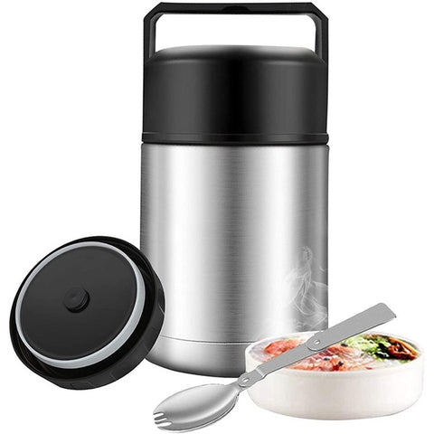 Stainless Steel Vacuum Food Jar Insulated Lunch Box Warmer Thermos Cup Cooker Pot