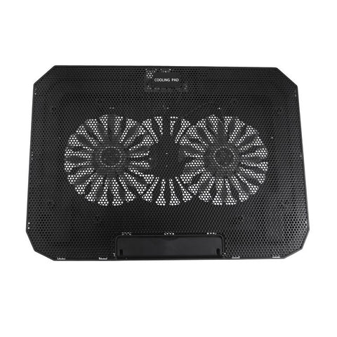 N99 Laptop Cooling Pad with Blue LED Light Notebook Cooler for 14-15.6 inch