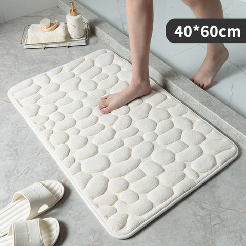 Bathroom Rug Bath Mat Memory Foam Water Absorption Floor Carpet