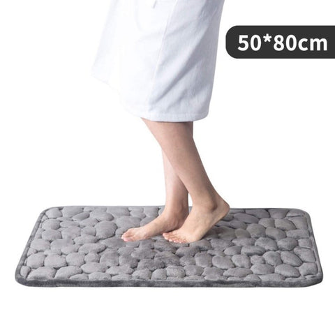 Bathroom Rug Bath Mat Memory Foam Water Absorption Floor Carpet