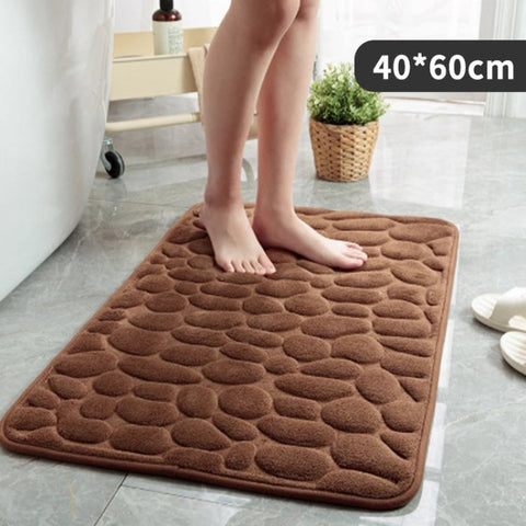 Bathroom Rug Bath Mat Memory Foam Water Absorption Floor Carpet
