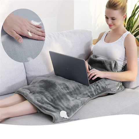 Electric Heating Pad with 6 Level Heat Settings for Back Neck Shoulder Pain Relief (With UL CE PSE ROHS)