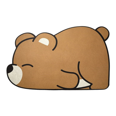 Bath Door Floor Mat Quick Drying Super Absorbent Pad Bathroom Carpet 40x60cm