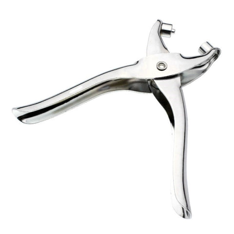 1PC Punch Plier with 100 Rivets Revolving Leather Belt Hand Hole Puncher