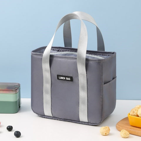 Portable Lunch Bag Thermal Bag Large Capacity Food Insulated Bento Pouch Cooler Picnic Travel Bag