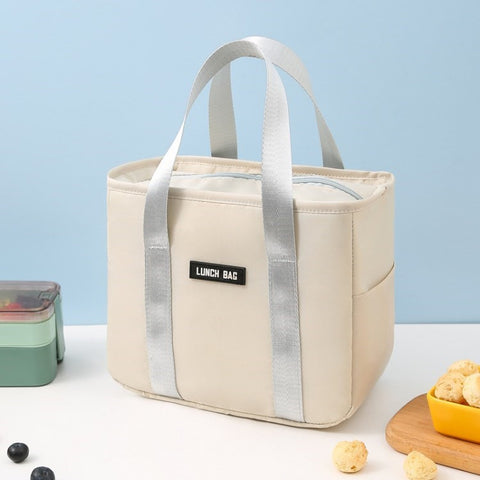 Portable Lunch Bag Thermal Bag Large Capacity Food Insulated Bento Pouch Cooler Picnic Travel Bag