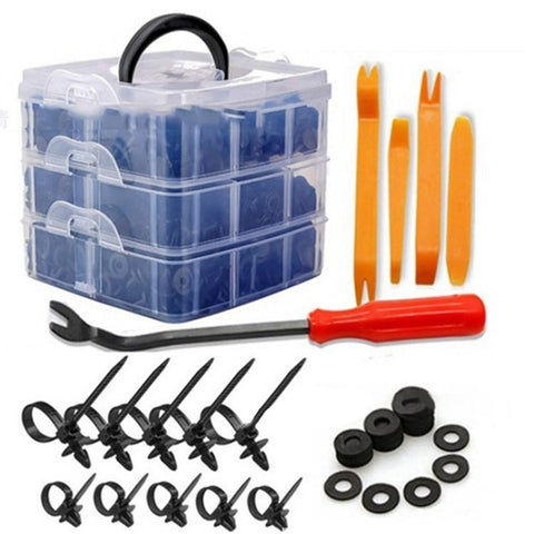 620Pcs Bumper Retainer Clips Car Plastic Rivets Fasteners Push Retainer Door Panel Trim Clips Kit