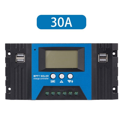 MPPT Solar Charge Controller LCD Display 12V / 24V Solar Panel Charger Regulator