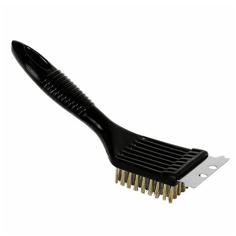 BBQ Grill Brass Wire Brush Stainless Steel Cleaning Brush with Comfortable Handle for Grill Cooking Grates