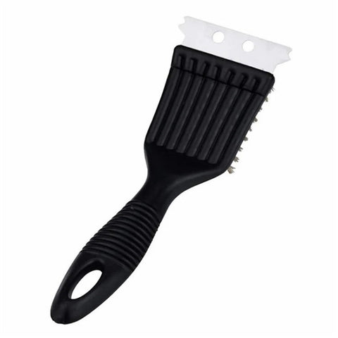BBQ Grill Brass Wire Brush Stainless Steel Cleaning Brush with Comfortable Handle for Grill Cooking Grates