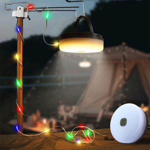 12m 120-LED Solar Light Outdoor Waterproof Ambient Lamp - Multi-Color (12m, 120