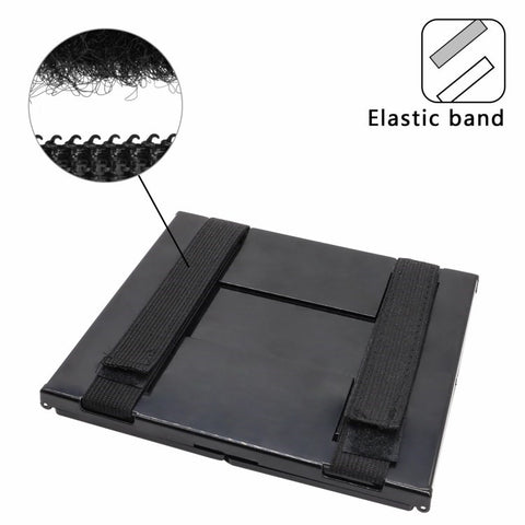 Car Sun Visor Wide View Collapsible Tri-Fold Makeup Mirror Auto Sunshade Cosmetic Mirror