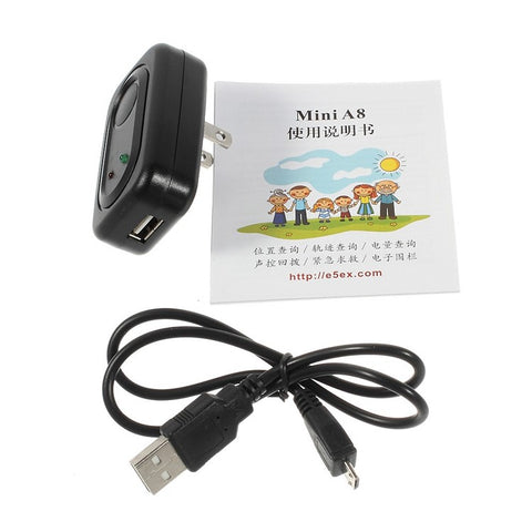 Mini A8 Real Time GPS Monitor Tracker w/ SOS Emergency Call GSM / GPRS / GPS