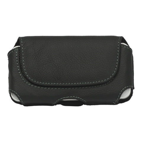 Horizontal Genuine Leather Belt Clip Holster Pouch Case for iPhone SE 5s 5 4S For iPod Touch 4