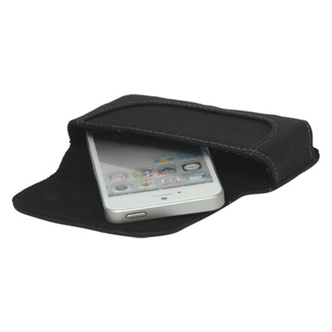 Horizontal Genuine Leather Belt Clip Holster Pouch Case for iPhone SE 5s 5 4S For iPod Touch 4