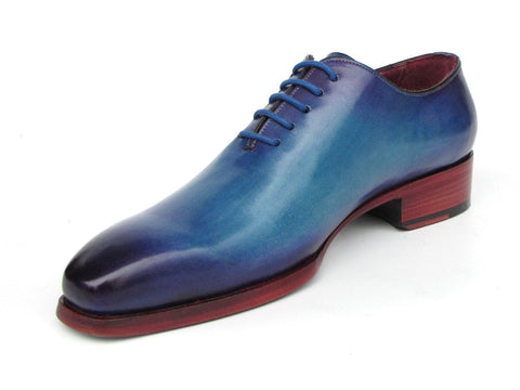 Paul Parkman Goodyear Welted Wholecut Oxfords Blue & Turquoise (ID#044TRQ)