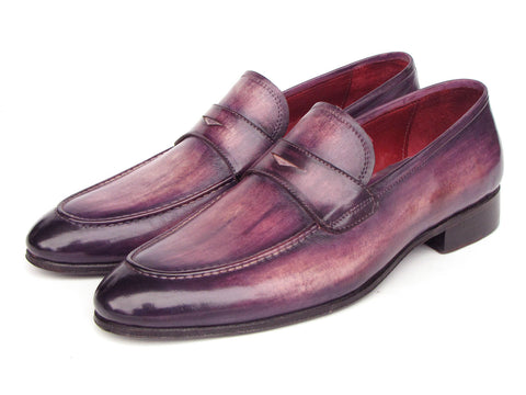 Paul Parkman Men's Purple Patina Penny Loafers (ID#17PRP33)