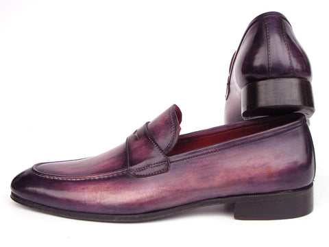 Paul Parkman Men's Purple Patina Penny Loafers (ID#17PRP33)